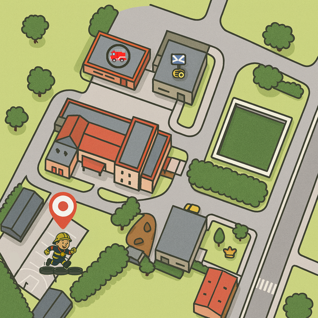 Mapa místa konání